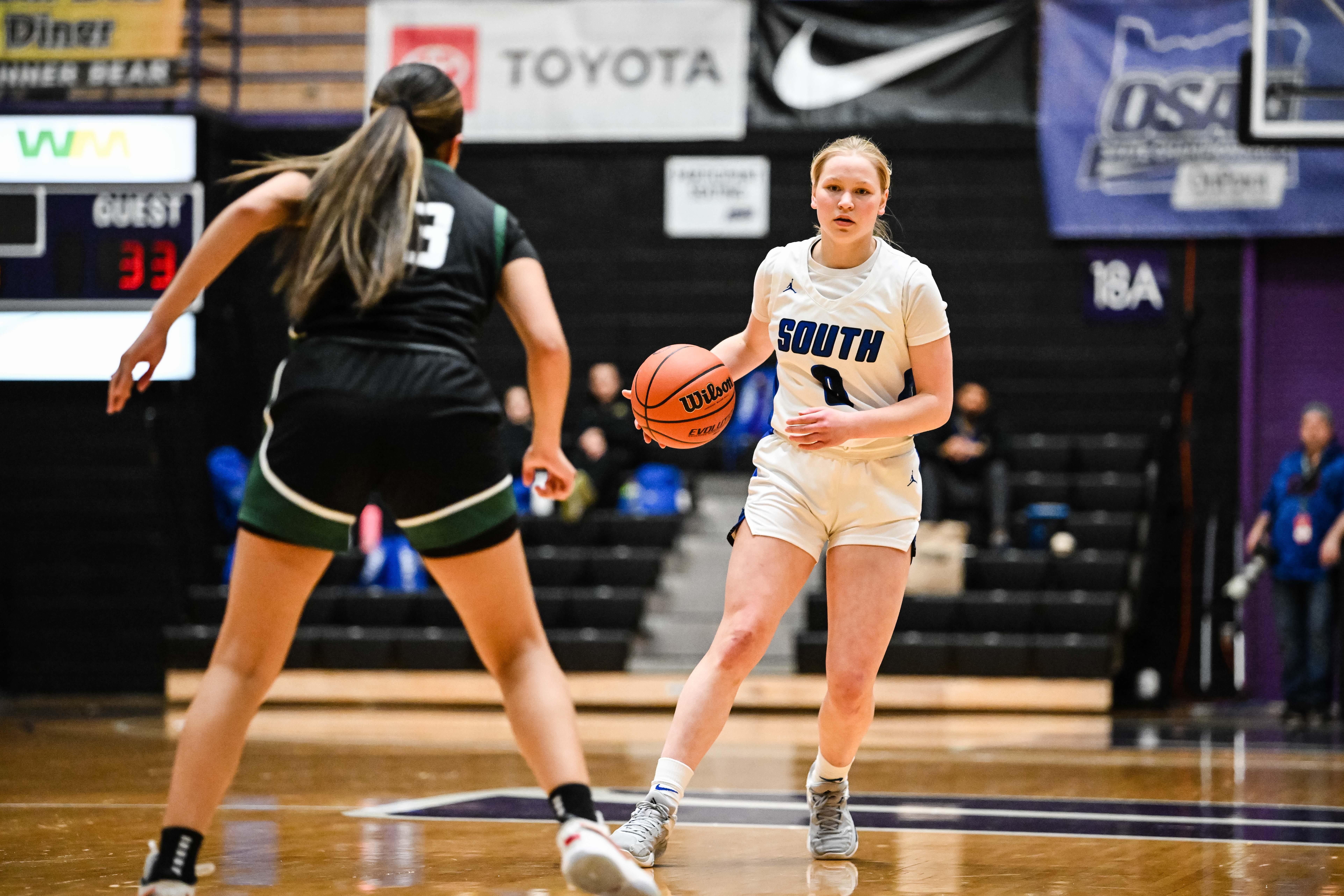 South Medford West Salem 6A Oregon girls basketball quarterfinal Naji Saker -54